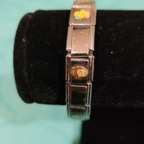 DISNEY-DISNEY-DISNEY Italian Charm Bracelet-DISNEY MARKED Charms - Picture 4 of 9
